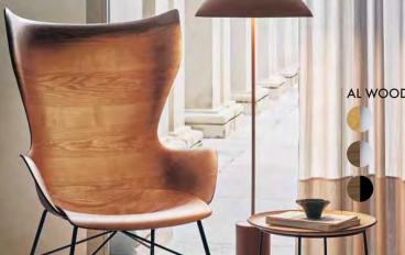 Кресло на металлических высоких ножках Kartell - K Wood image 1