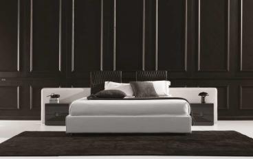 Кровать Corsocomo Bed и тумбы Cassiodoro от фабрики Meroni Colzaniimage 1