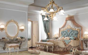 Мебель для спальни с изголовьем Romantico - модель Barocco De luxe фабрики Fratelli Pistolesi image 1