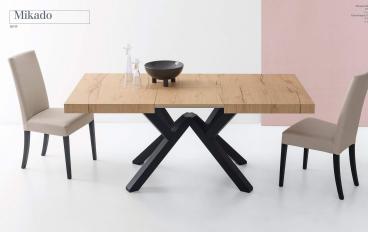 Раздвижной стол Mikado и стулья Copenhagen - Calligaris Connubiaimage 1