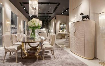 Обеденный стол Hermes Plaza в стиле арт-деко производитель DV Home Collection коллекция Hermes Plazaimage 1