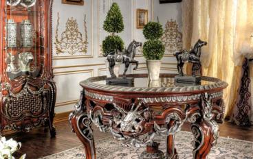 Круглый столик - коллекция Gold от Asnaghi Interiors image 1