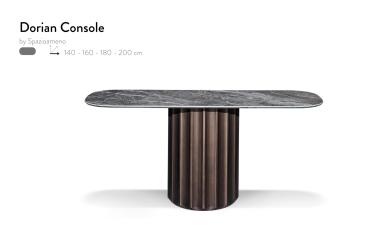 Консоль с закругленной столешницей Dorian Console от фабрики Bonaldo image 1