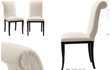 Стул с мягкой обивкой в светлых тонах N027L Decora Italia Sofas and Chairs image 1