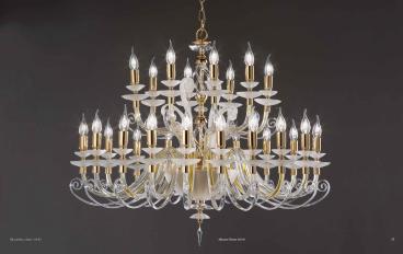 Двухъярусная люстра Alicante Charm L16+8 фабрики Euroluce - Eleganceimage 1