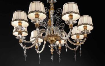 Подвесная люстра Midha Alicante L8 shade фабрики Euroluce - Eleganceimage 1