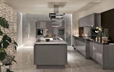 Мебель для кухни - серый глянец Aster Cucine Luxury Glamimage 1