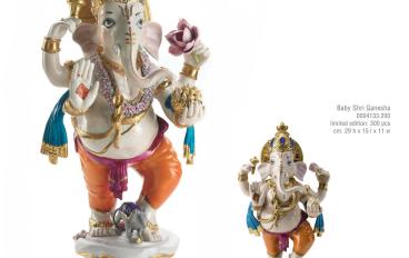 Статуэтка Shri Ganesha и Baby Shri Ganesha от Villari 