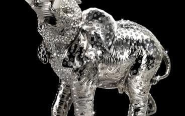 Статуэтка Crystal Elephant 10.0810.606 от фабрики Villari 