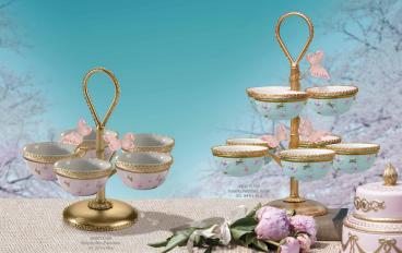 Держатели посуды Butterfly 4006775-556 и 4006774-556 Villari Porcelain & Home