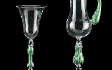 Бокал 5587 с кувшином 5586 Arte di Murano Objects image 1