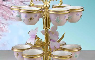 Набор посуды для кофе Butterfly Villari Porcelain & Home