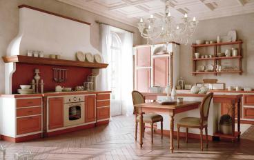 Кухонный гарнитур Savina di oggi Rosso от фабрики Zappalorto Country kitchensimage 1