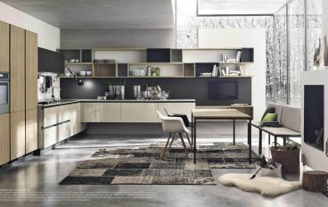 Мебель для кухни в стиле модерн фабрика Stosa Cucine модель ALEVE Композиция 4 image 1