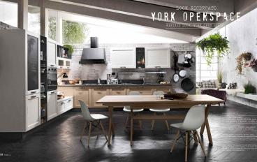 Мебель для кухни фабрика Stosa Cucine модель Industrial style York Raffinata e funzionaleimage 1