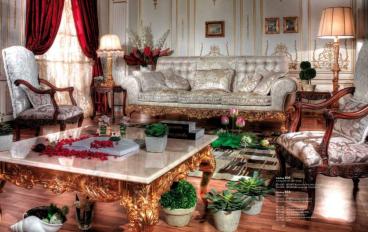 Мягкая мебель с резьбой по контору Asnaghi Interiors - Goldimage 1