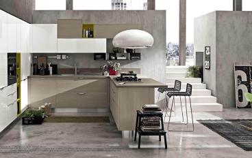 Кухонная мебель в современном стиле фабрика Stosa Cucine модель ALEVE Композиция 9image 1