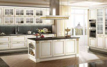 Мебель для кухни фабрика Stosa Cucine модель Bianco e oroimage 1