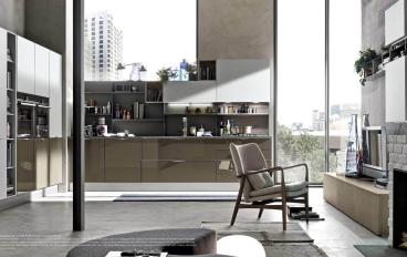 Кухонный гарнитур в стиле модерн фабрика Stosa Cucine модель ALEVE Композиция 7image 1