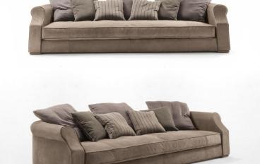 Прямой диван Rubens free back cushion W 516 от фабрики Longhi Loveluxe image 1